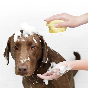 Dog & Cat Shampoo Massaging Brush