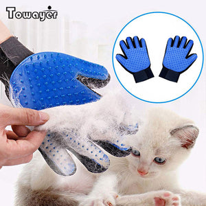 Cat Glove Cat Grooming Glove Pet Brush Glove for Cat Dog Hair Remove