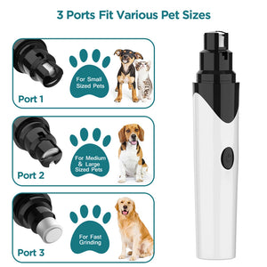 Dog & Cat Rechargeable Nail Grinder Clipper